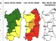 Maltempo in Sardegna, scatta l’allerta rossa sulle coste
