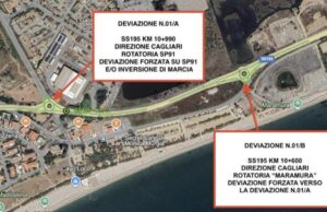 Maltempo in Sardegna, chiude la 195 tra Capoterra e Cagliari