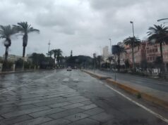 Cagliari svuotata dall’allerta meteo, centro deserto e atmosfera da lockdown