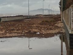 Maltempo a Capoterra, mare in ritirata: ma resta il segno