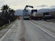 Statale 195, la riapertura del tratto costiero slitta a domenica (meteo permettendo)