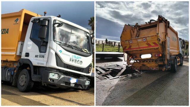 camion rifiuti poetto