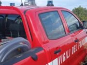 Narbolia, cane incastrato nelle rocce in una battuta di caccia: salvato dai Vigili del fuoco