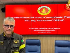 Vigili del fuoco Nuoro, cambio al vertice: l’Ing. Corrao nuovo Comandante Provinciale