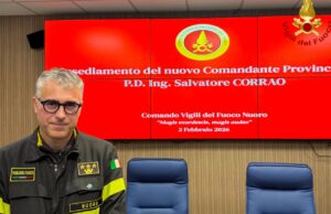 Vigili del fuoco Nuoro, cambio al vertice: l’Ing. Corrao nuovo Comandante Provinciale