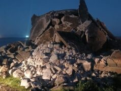 Sarroch, crolla l’ex stazione vedetta di Punta Zavorra “Batteria”