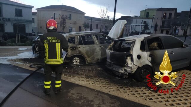 incendio auto sorso