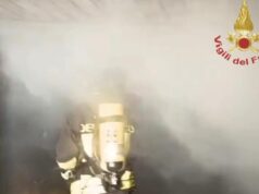 Carbonia, garage incendiato: a fuoco il soffitto e diversa attrezzatura presente