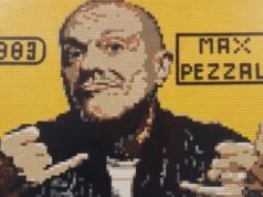 Sanremo 2026, Maurizio Lampis omaggia Max Pezzali con i mattoncini Lego
