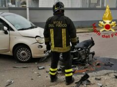 Scontro auto-scooter ad Assemini, centauro in ospedale