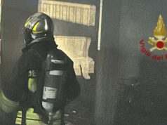 Guspini, incendio in garage: evacuata una palazzina
