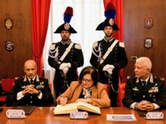 Cagliari, il Prefetto Paola Dessì in visita alla Legione Carabinieri Sardegna