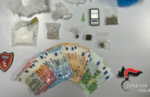 Quartu, sorpreso con 4 droghe diverse: nei guai un 29enne