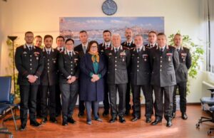 Cagliari, il Prefetto Paola Dessì in visita al Comando Provinciale Carabinieri