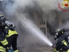 Incendio in una loggia a Flumini, gravemente ustionato un cane