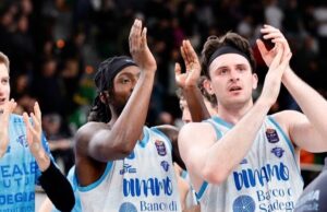 Dinamo Sassari corsara a Trento, finisce 96-99