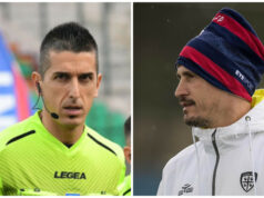 Cagliari-Como, l’arbitro Marinelli criticatissimo | Pisacane: “Basta, ora parlo”