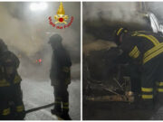 Nuoro, incendio nella notte: bruciano tre auto in via Mughina