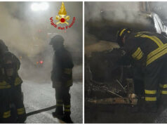 Nuoro, incendio nella notte: bruciano tre auto in via Mughina