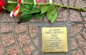 Cagliari, posta la prima pietra d’inciampo in ricordo di Mario Giovanni Pani