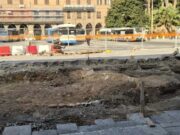 Cagliari, antiche mura rinvenute durante gli scavi per la metropolitana leggera