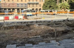 Cagliari, antiche mura rinvenute durante gli scavi per la metropolitana leggera