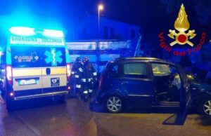 Incidente a Ghilarza, auto e furgone si schiantano: un ferito