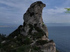 Cagliari, rimosso cordone pericoloso per arrampicata sulla Sella del Diavolo