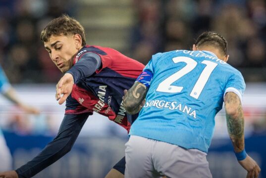 Cagliari-Napoli 0-1, i rossoblù pagano un inizio horror