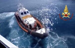 Simulazione antincendio sul traghetto Palau-La Maddalena