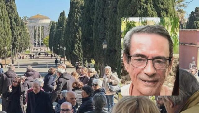 I funerali di Bruno Garau a Cagliari