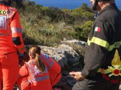Cagliari, brutta caduta a Calamosca: turista americana ferita