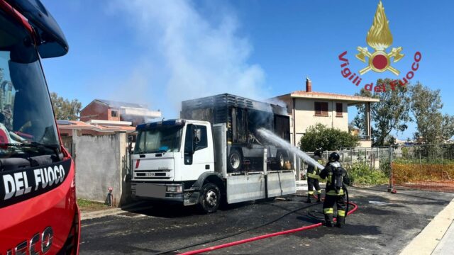 incendio a Capoterra