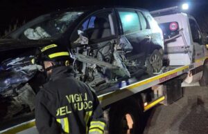 San Vero Milis, sbanda e finisce sul guardrail abbattendolo: un ferito in ospedale