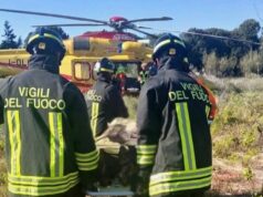 Moto fuori strada a Badesi, centauro in elisoccorso