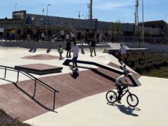 Cagliari, inaugurato il nuovo skatepark nel villaggio sportivo di Monte Mixi
