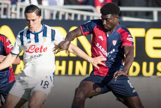 Cagliari-Atalanta 3-2, una gara pirotecnica avvicina i rossoblù alla salvezza