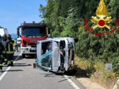 Scontro frontale sulla Statale 129 a Oliena: due feriti in ospedale