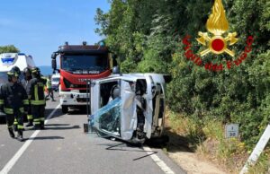 Scontro frontale sulla Statale 129 a Oliena: due feriti in ospedale