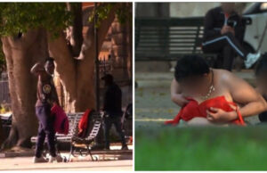 Cagliari, a “Fuori dal Coro” il degrado di Piazza del Carmine: tra nudità e spaccio