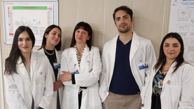 L'èquipe della Sc Farmacia Territoriale della Asl Ogliastra con i nuovi farmacisti
