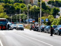 Incidente a Cagliari, scontro tra bus Ctm e moto in viale Bonaria: un ferito
