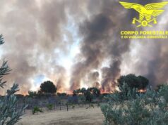 Doppio fronte di fuoco a Villasimius e Narcao, mezzi aerei in azione