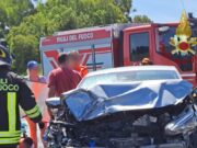 Schianto sulla 131 a Monastir, tre auto coinvolte: elisoccorso in azione