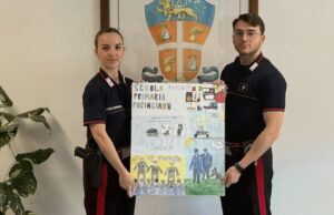 Portoscuso, il regalo dei bimbi ai Carabinieri: “Aiutate sempre chi è in difficoltà”