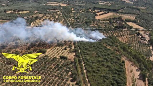 incendio Villacidro