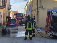 Luras, incendio in casa con interessamento bombole: abitazione evacuata