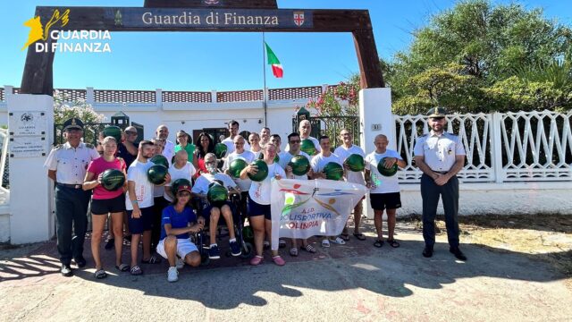 Gdf e Olimpia Onlus al Poetto