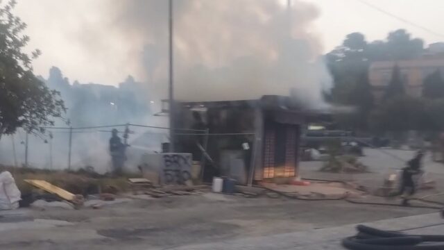 incendio edicola viale diaz