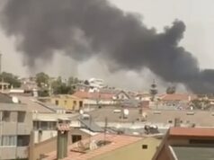 Monserrato, grosso incendio: colonna di fumo visibile a chilometri | Video